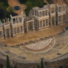 Vista aérea del Teatro Romano de Mérida