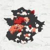 Datos de los contagios diarios municipio a municipio