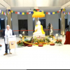 estatua de Buda en el Edificio del Reloj de Valencia 