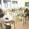 Clase con pocos alumnos