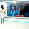 Periodistas de Canal Extremadura a punto de entrar en un directo