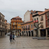 Plaza de Aranda del Duero, una de las localidades confinadas en Castilla y León
