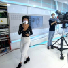 Plató de informativos de Canal Extremadura Televisión
