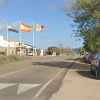 Entrada a la localidad pacense de Mirandilla