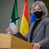 Rueda de prensa de la consejera de Vivienda, Leire Iglesias