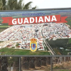 Cartel en la localidad pacense de Guadiana