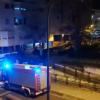 Incendio en una calle en Mérida