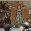 Cuadro homenaje a las víctimas de la covid-19