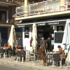 Terraza de un bar de Badajoz