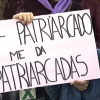 Pancarta en las manifestaciones del 8M