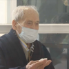 Nicasio Moreno, en la residencia, feliz al recibir la visita de su hija