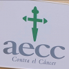 Cartel de la sede de la AECC de Mérida.