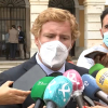 Ignacio Gragera atiende a los medios de comunicación
