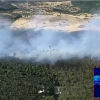 Imagen del incendio tomada desde el Halcón.