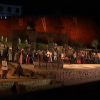 Representación teatral en el Festival Templario de Jerez de los Caballeros.