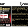 Comunicado de suspensión del concierto