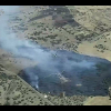 Imagen aérea del incendio. 