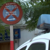 Coche de la policía en Almendralejo