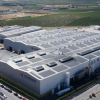 Vista aérea de la nueva planta fotovoltaica instalada sobre la cubierta