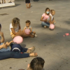 Madres de 'Pachamama' amamantando en la Plaza de Mérida