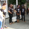 Manifestantes en Mérida
