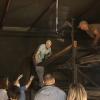 Incendio en una nave de fontanería en Moraleja