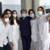 Sanitarios del vacunódromo de Ifeme