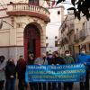 Protesta en el Ayuntamiento de Alburquerque