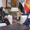 Encuentro de Vara y Arrimadas en la sede de la presidencia de la Junta en Mérida