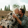 El actor Miguel Ángel Muñoz, junto a su 'tata' emeritense