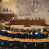 Un momento del debate en la Asamblea de Extremadura