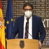 El consejero de Sanidad, José María Vergeles, en rueda de prensa