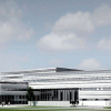 Recreación del futuro hospital de Quirónsalud Clideba en la avenida de Elvas