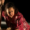 La actriz y protagonista de la obra en un momento del ensayo