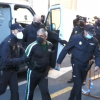 Bernardo Montoya llegando a los juzgados de Huelva