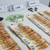 Dinero intervenido en la operación