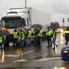 Piquete huelga de transportes marzo 2022