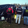 Equipo roca de la Guardia Civil en un asentamiento