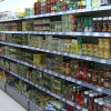 Estantería supermercado de Cáceres