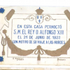 Casa donde se hospedó Alfonso XIII