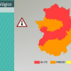 Mapa de avisos para el jueves 14 de julio de 2022.