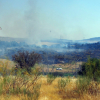 Imagen del incendio en Fuente del Maestre