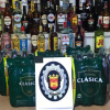 Bebidas incautadas por la Policía Local de Mérida