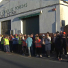 Olivareros protestan en cooperativa de Mohedas de Granadilla