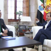 El Fiscal Superior de la Fiscalía de Extremadura con el Presidente de la Junta de Extremadura