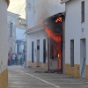 Incendio floristería en Torre de Don Miguel Sesmero