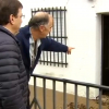 Vara visita la zona inundada de La Roca de la Sierra