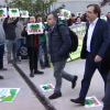 Protesta no a la mina ante Vara