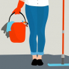 Mujer empleada de hogar