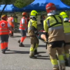 Efectivos participan en el simulacro entre España y Portugal